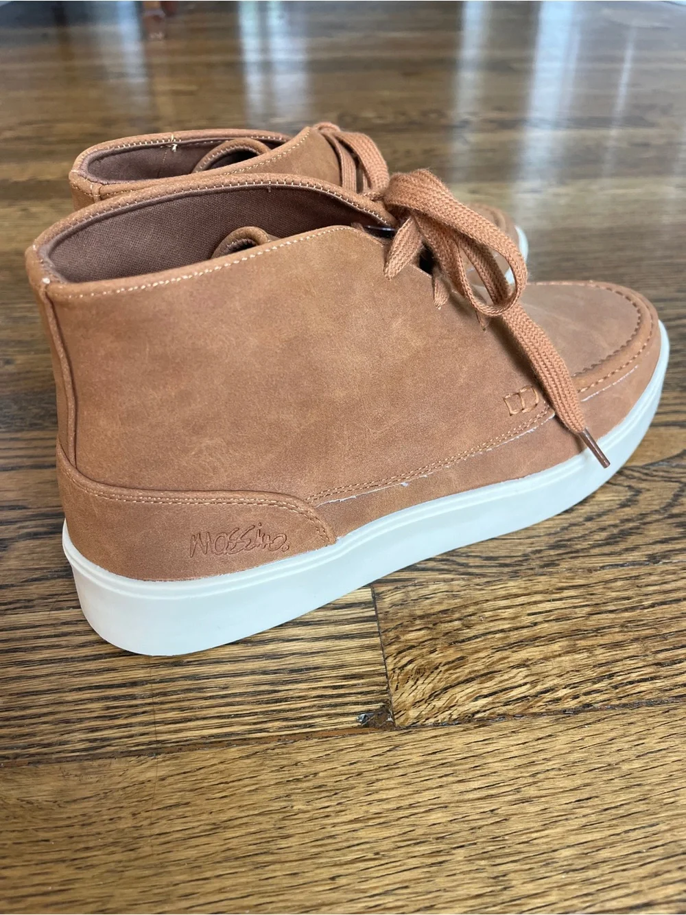 Men's Mossimo Supply Co. Faux Suede Vegan Leather Chukka Sneaker Boot in Brown